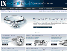 Tablet Screenshot of diamondselect.com